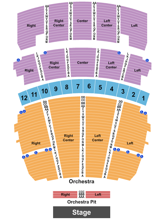 Peabody Opera House St Louis Seating Chart