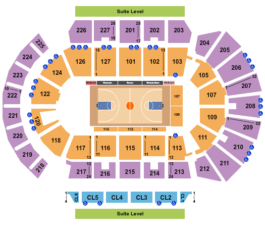 Adventist Health Arena Basketball - Globetrotters Seating Chart