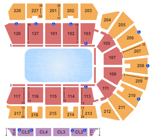 Arco Arena Seating Chart Disney On Ice