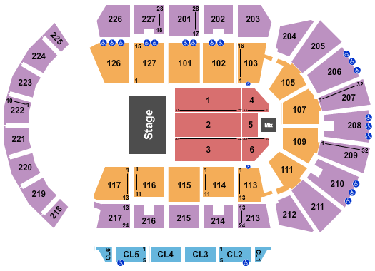 Adventist Health Arena Seating Chart