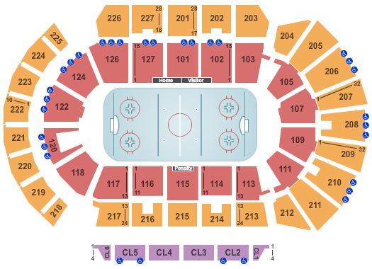 Adventist Health Arena Hockey Seating Chart