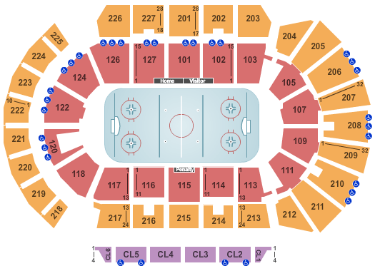 Stockton Heat Arena Seating Chart