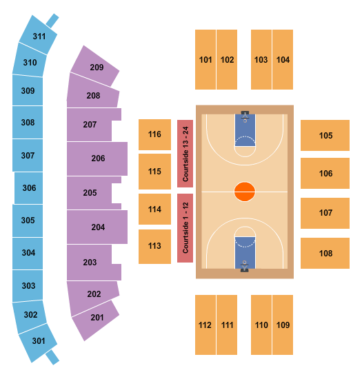 Stockwell Jadwin Gymnasium Basketball Seating Chart