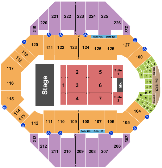 Landon Arena At Stormont Vail Events Center Seating Chart