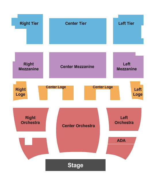 Strand Theatre - NJ Endstage Seating Chart