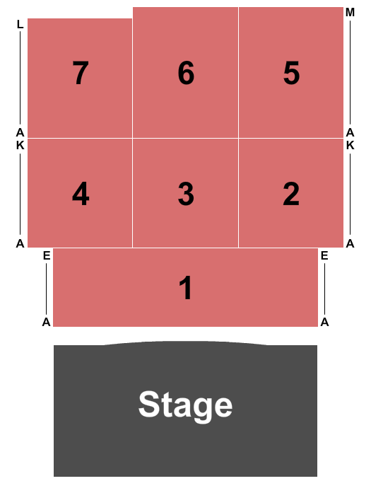 Stride Bank Center Grand Ballroom Seating Chart