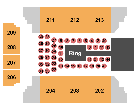 Stride Bank Center Martial Combat League Seating Chart