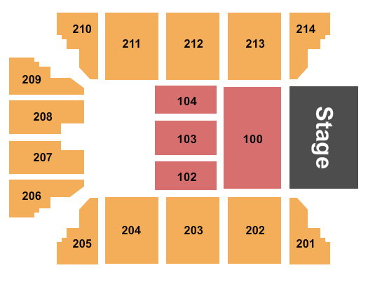 Stride Bank Center Roots and Boots Seating Chart