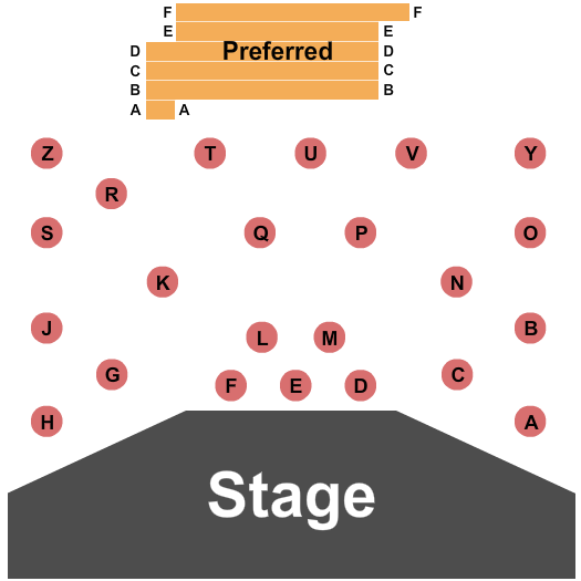 Struthers Studio At Baker Theatre and Education Center Next Event Seating Chart