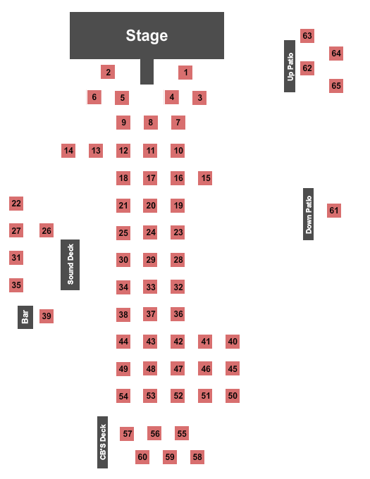 Stubbs Waller Creek Amphitheater Tables Seating Chart