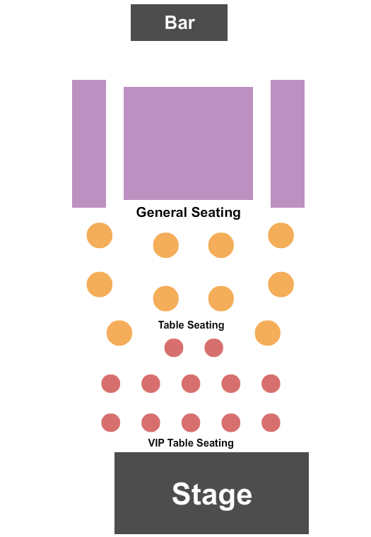 Studio 105 at Sunset Center Endstage Seating Chart