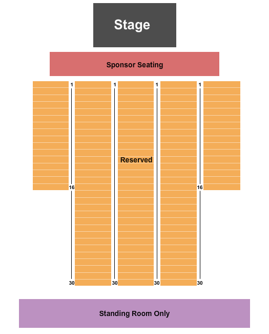 Studio 212 End Stage Seating Chart
