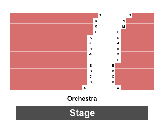 Studio Seaview Endstage Seating Chart