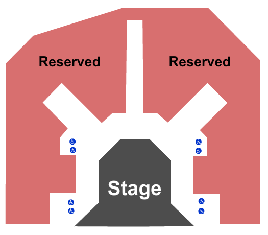 Studio Theatre - Stratford  Seating Map
