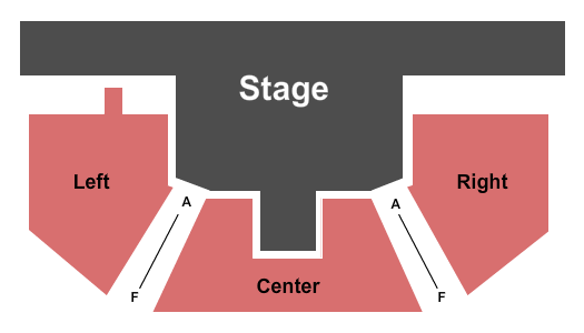 Studio Theatre at James Lumber Center End Stage Seating Chart