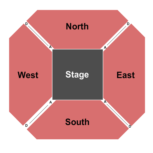 Studio II Riffe Center End Stage Seating Chart
