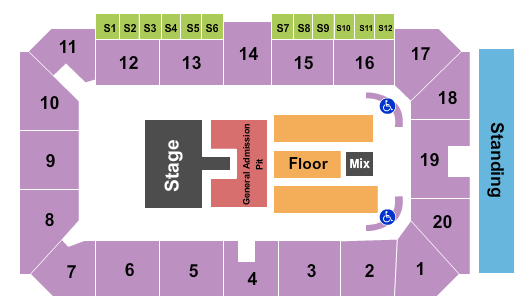 Sudbury Arena Dallas Smith-2 Seating Chart