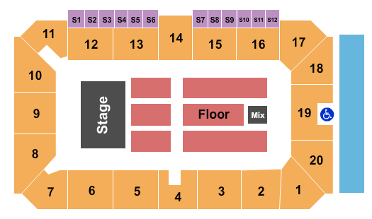 Sudbury Arena John Mellencamp Seating Chart