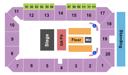 Sudbury Arena Paul Brandt Seating Chart