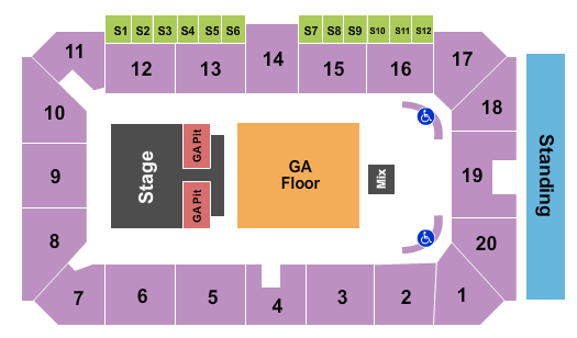 Sudbury Arena Toby Keith Seating Chart