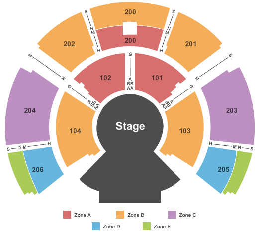 Suffolk Downs Cirque du Soleil Int Zone Seating Chart