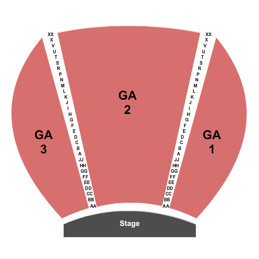 Sugarloaf Mountain Amphitheatre Endstage General Admission Seating Chart