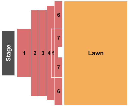 Summer Stage at The Barn Endstage & Lawn Seating Chart