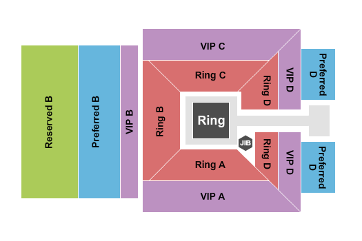 Detailed Seating Chart for Summit At Pechanga Resort & Casino - Seating Capacity of 0