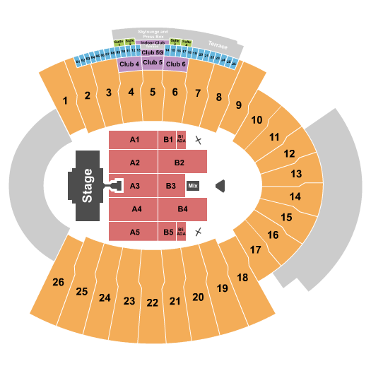 Sun Bowl Stadium Tickets & Seating Chart ETC