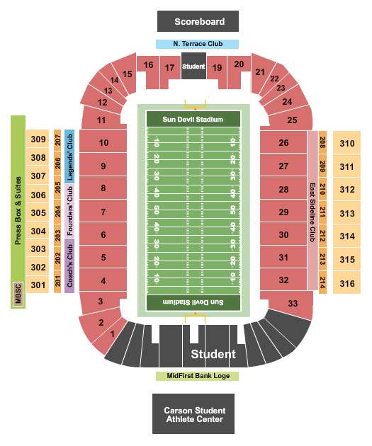 Sun Devil Stadium Tickets - Tempe AZ | Event Tickets Center