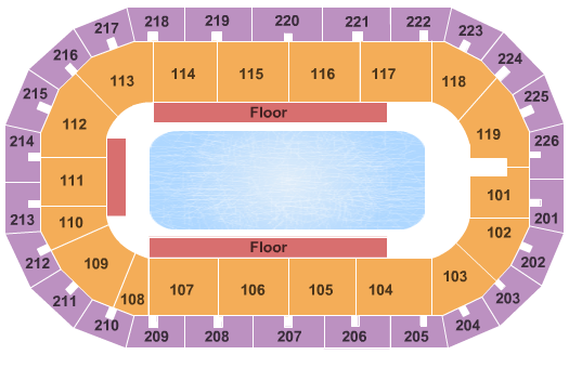 Cure Arena Seating Chart