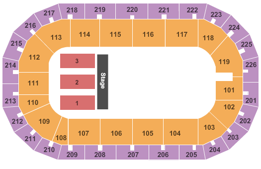 Cure Insurance Arena Seating Chart