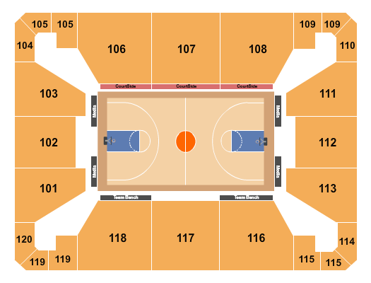 Suncoast Credit Union Arena Basketball Seating Chart