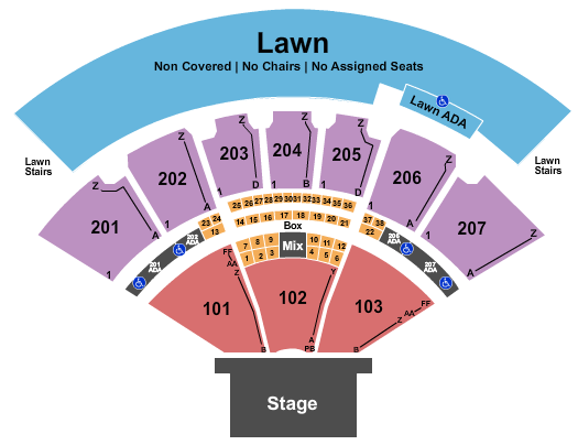 seating chart for RV Inn Style Resorts Amphitheater Alanis Morissette - eventticketscenter.com