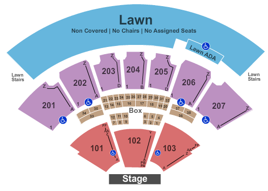 RV Inn Style Resorts Amphitheater End Stage Seating Chart