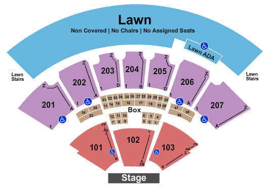 RV Inn Style Resorts Amphitheater Journey Seating Chart
