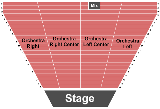 Swayne Auditorium At The Brandt Center End Stage Seating Chart