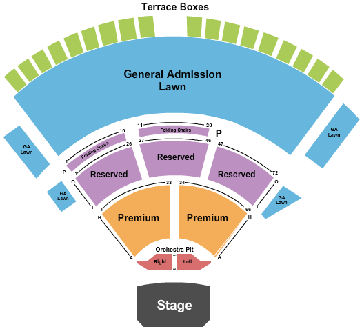 Sweetland Amphitheatre at Boyd Park Styx Seating Chart