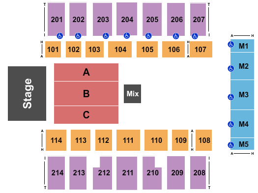 Dacotah Bank Center Endstage 4 Seating Chart