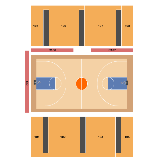 Swinney Recreation Center Basketball Seating Chart
