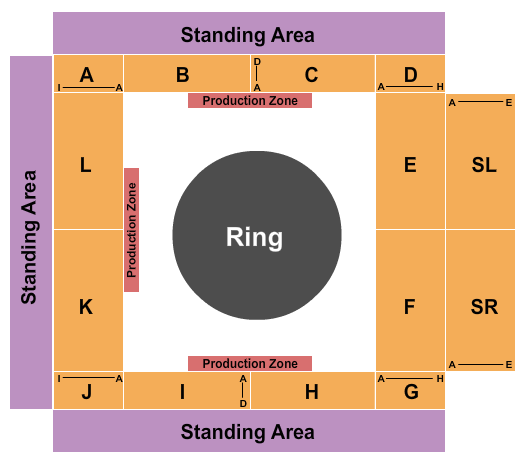 Sycuan Casino MMA Seating Chart