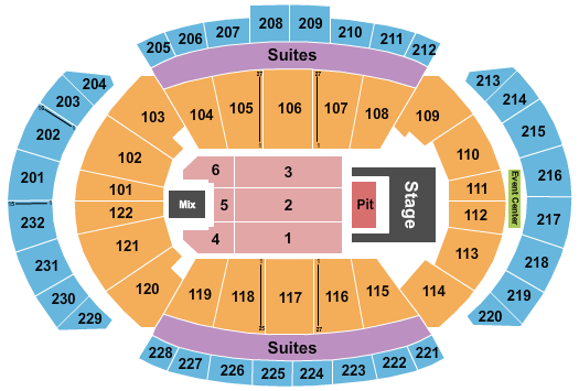 T-Mobile Center Doja Cat Seating Chart