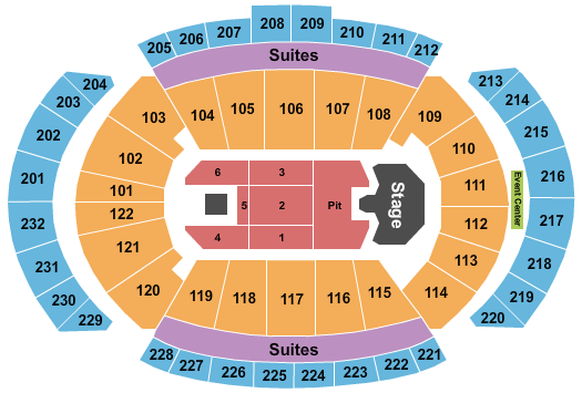 T-Mobile Center Ghost Seating Chart