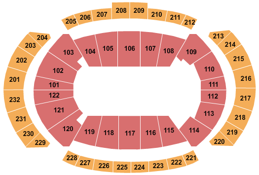 seating chart for T-Mobile Center - Monster Jam 2 - eventticketscenter.com