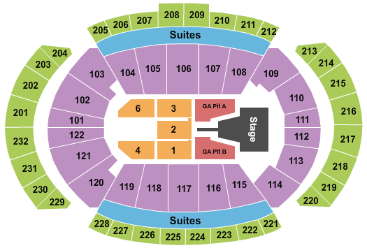 T-Mobile Center Morgan Wallen Seating Chart