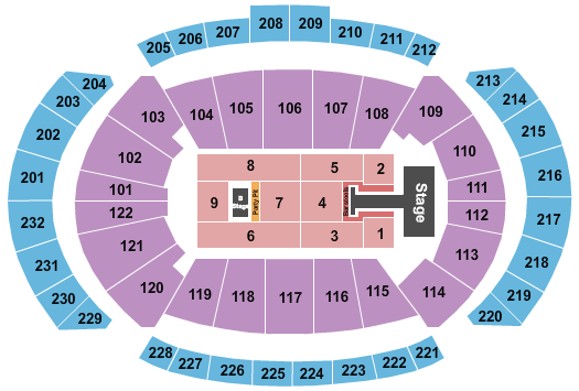 T-Mobile Center NKOTB 2022 Seating Chart