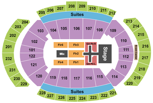 T-Mobile Center Phil Wickham Seating Chart