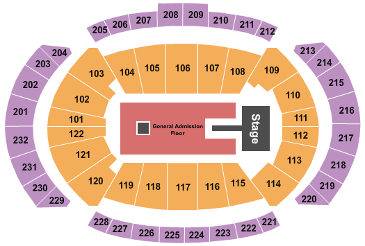 T-Mobile Center Santa Fe Klan Seating Chart