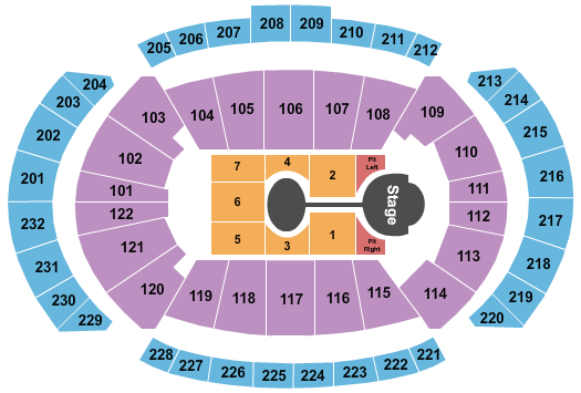 T-Mobile Center Shawn Mendes 2 Seating Chart