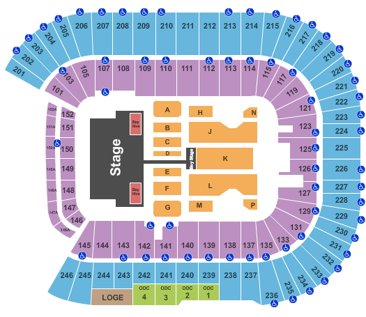 Huntington Bank Stadium Beyonce Seating Chart